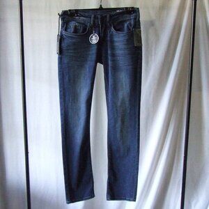 Buffalo jeans men's dark stretch denim distressed David Bitton Super Max-x new